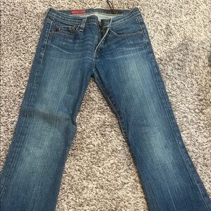 Ag Adriano Goldschmied Blue Boot Cut Jeans